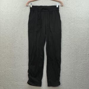 Lululemon Pants Womens 4 Black Beyond The Studio Crop High Rise Athletic Jogger